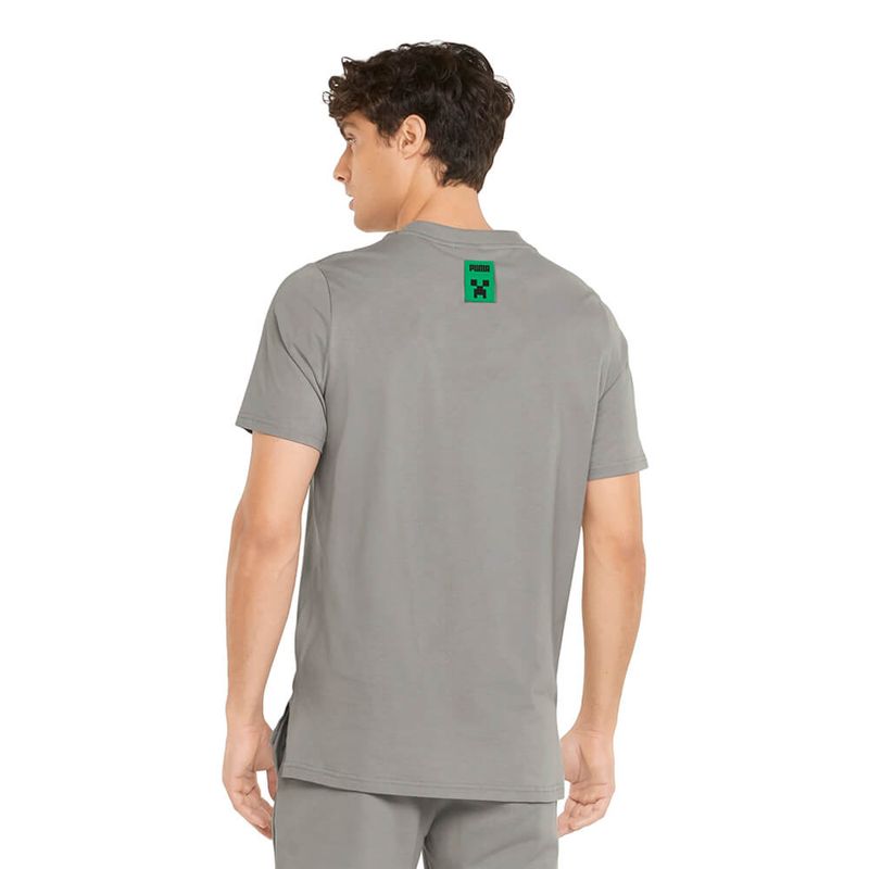 Camiseta-Puma-X-Minecraft-Masculina-Cinza-2