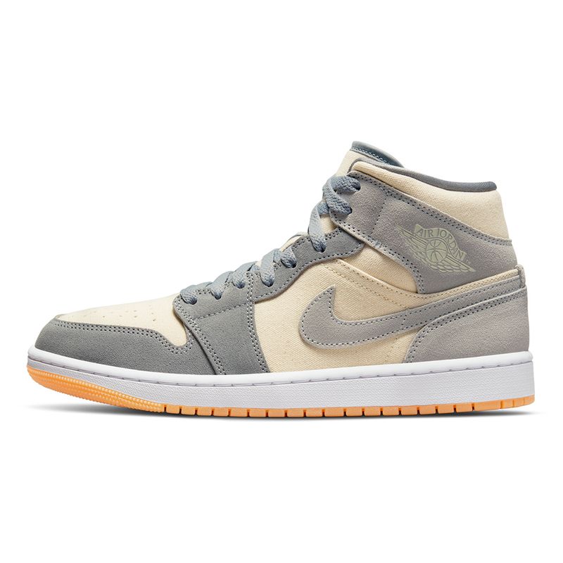 Tenis-Air-Jordan-1-Mid-SE-V2-Masculino-Bege