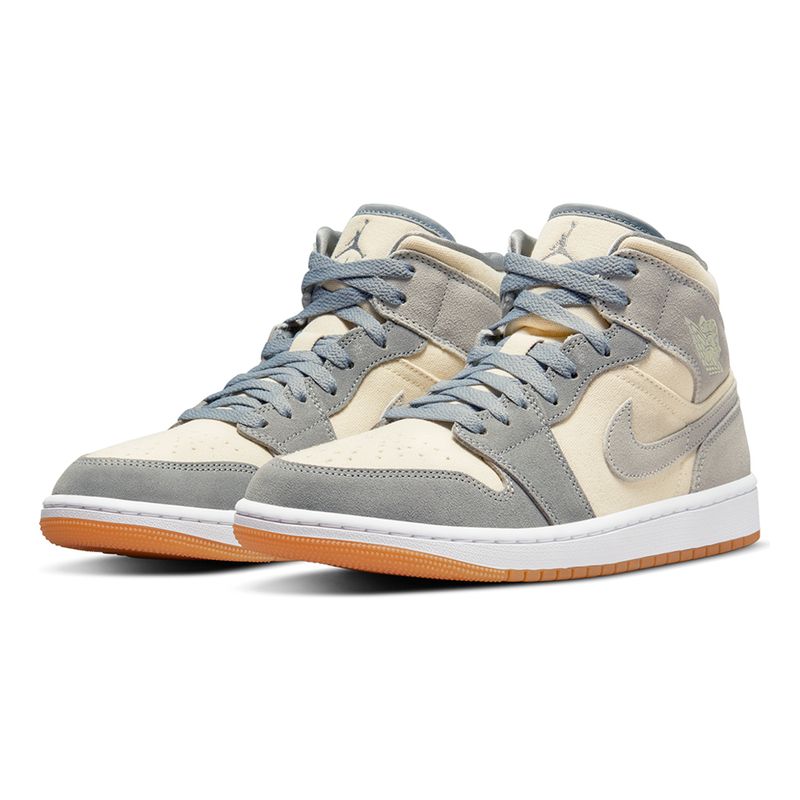 Tenis-Air-Jordan-1-Mid-SE-V2-Masculino-Bege-5