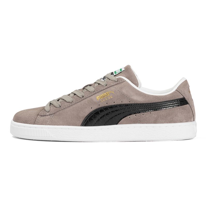 Tenis-Puma-Suede-Croc-Bege