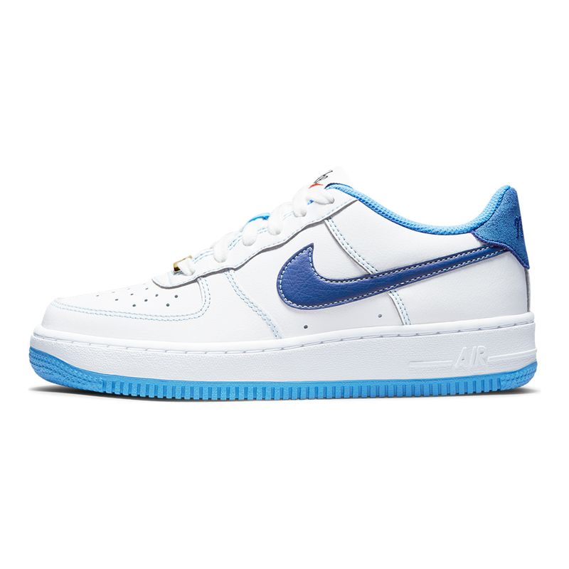 Tenis-Nike-Air-Force-1-S50-GS-Infantil-Branco