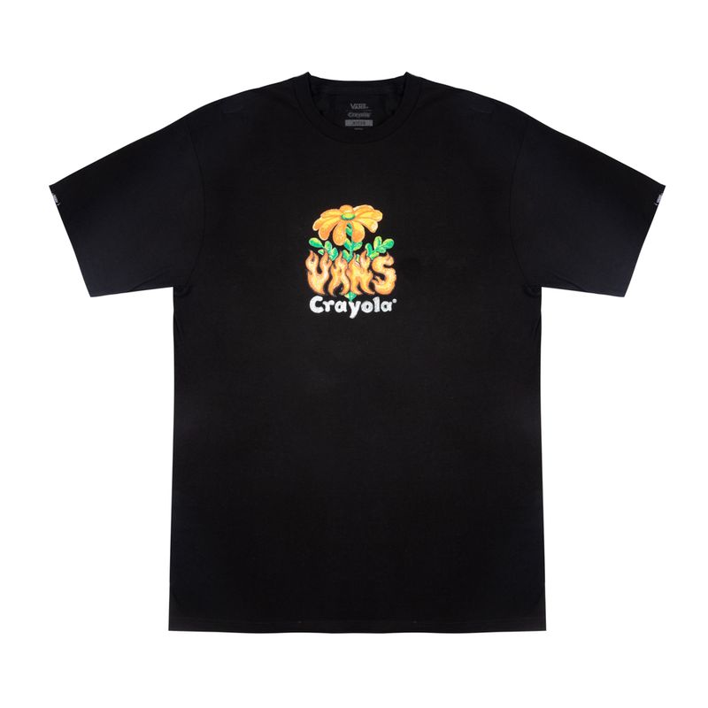 Camiseta-Vans-X-Crayola-Hot-Flower-Masculina-Preto