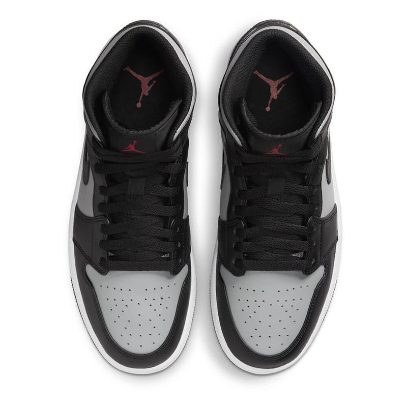 Tenis-Air-Jordan-1-Mid-Masculino-Cinza-4