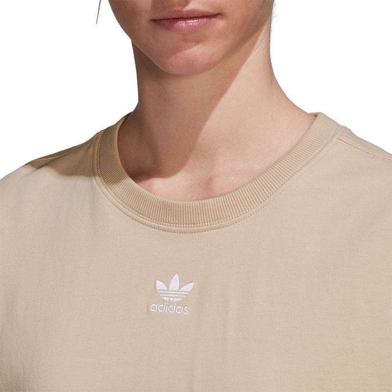 Camiseta-adidas-Over-Feminina-Bege-3