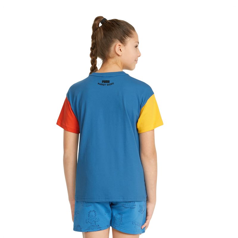 Camiseta-Puma-x-Garfield-Color-Block-Infantil