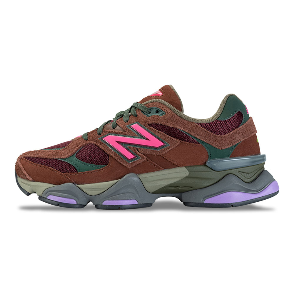 New Balance Cinza E Vermelho Tenis New Balance 9060 Masculino