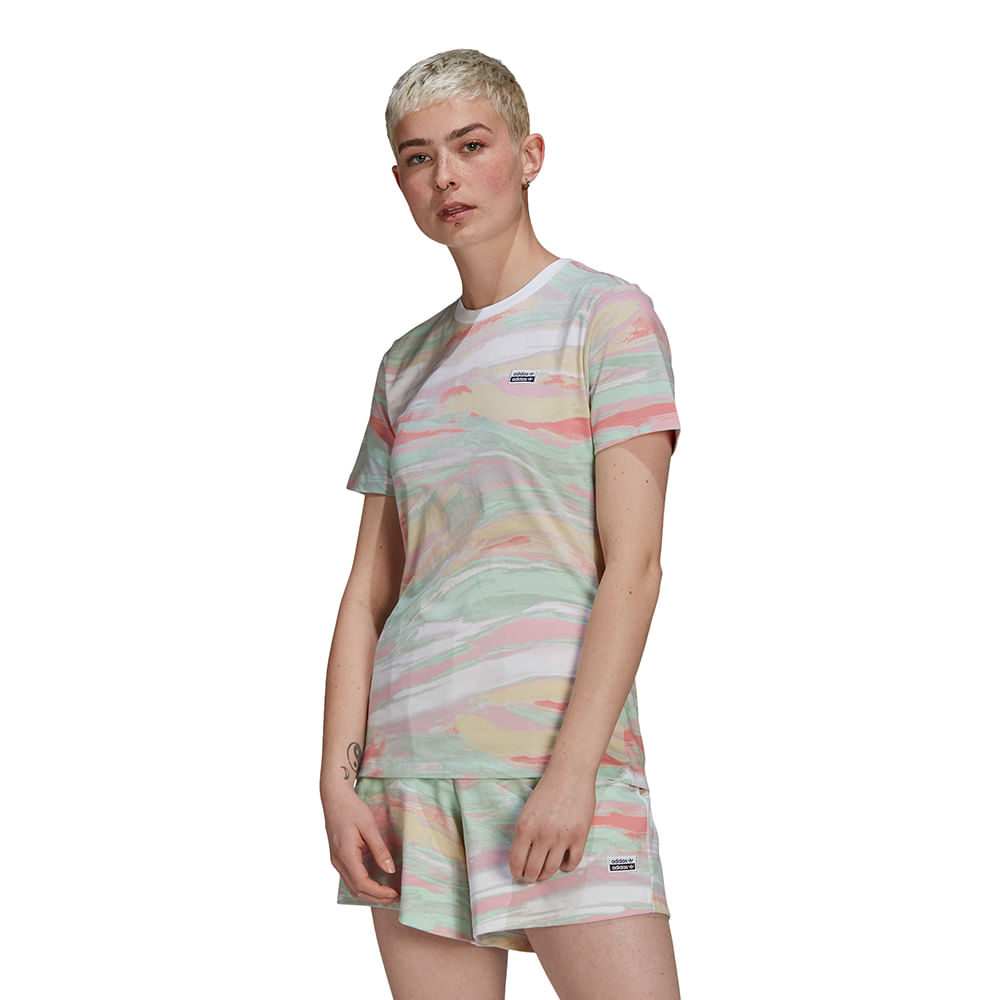 Fashion camisetas femininas adidas originals