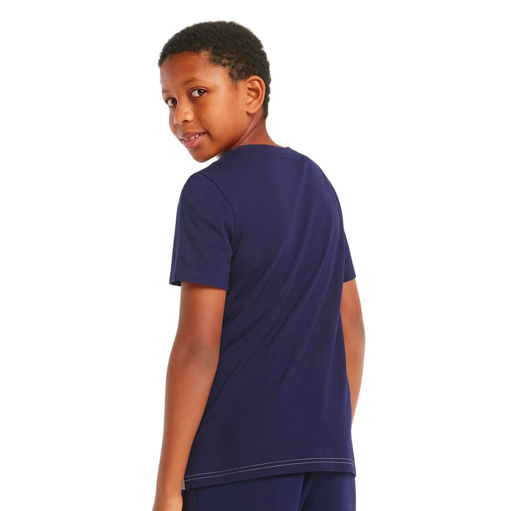 Camiseta-Puma-Essentials-Color-Block-Infantil