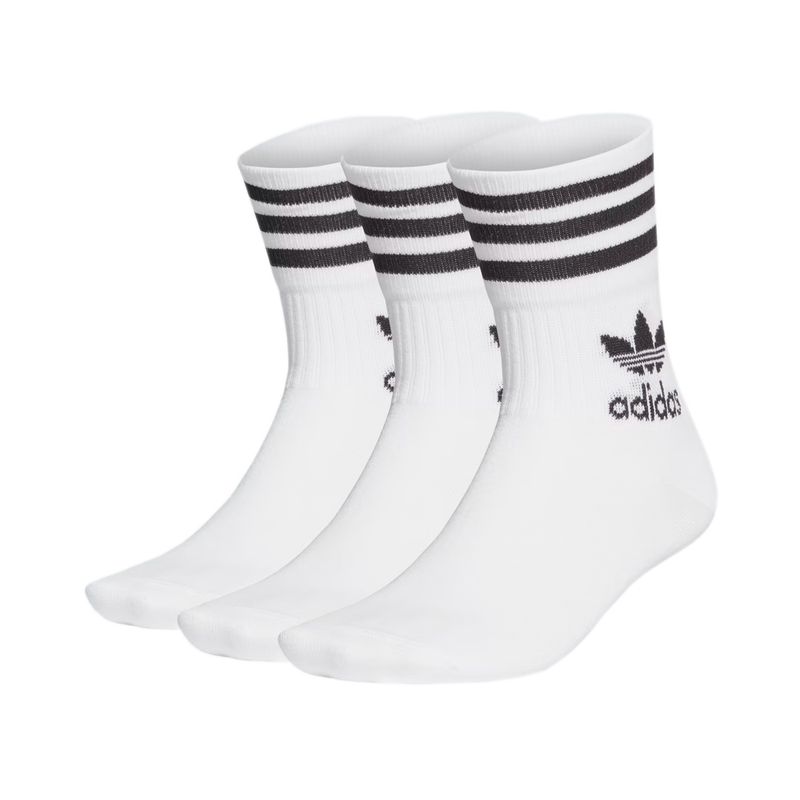 Meia-adidas-Crew-3-Pares