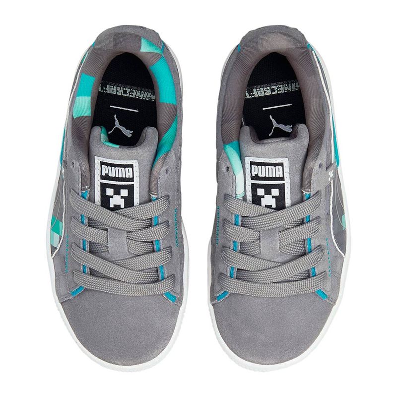 Tenis-Puma-Suede-Minecraft-PS-Infantil