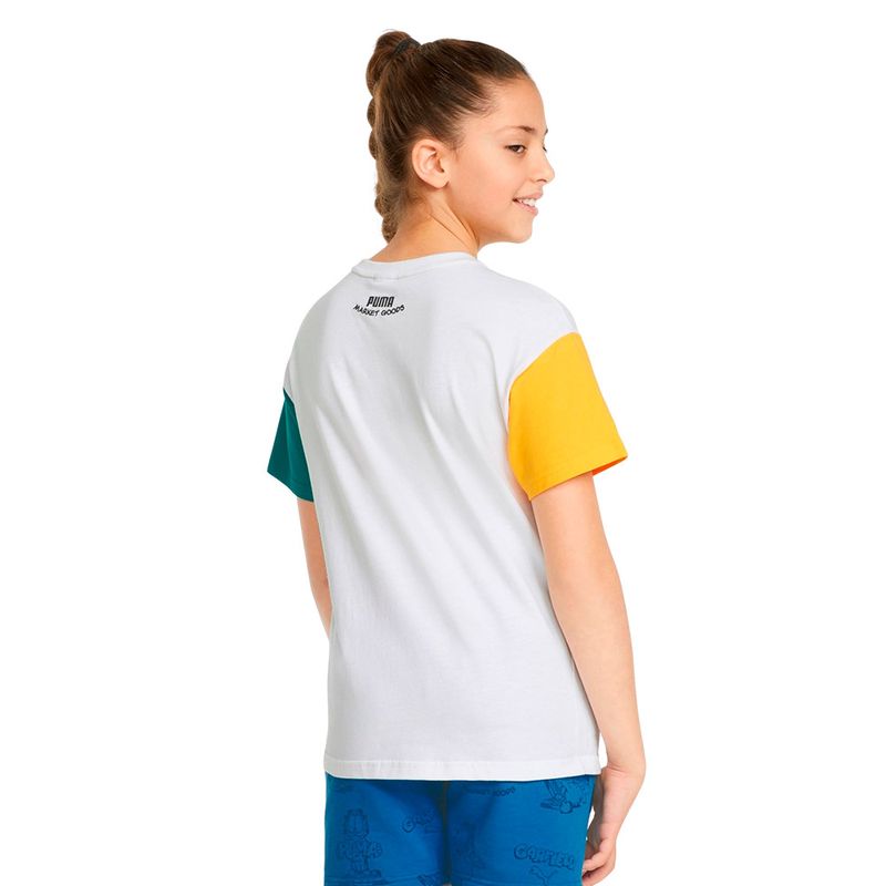 Camiseta-Puma-x-Garfield-Color-Block-Infantil