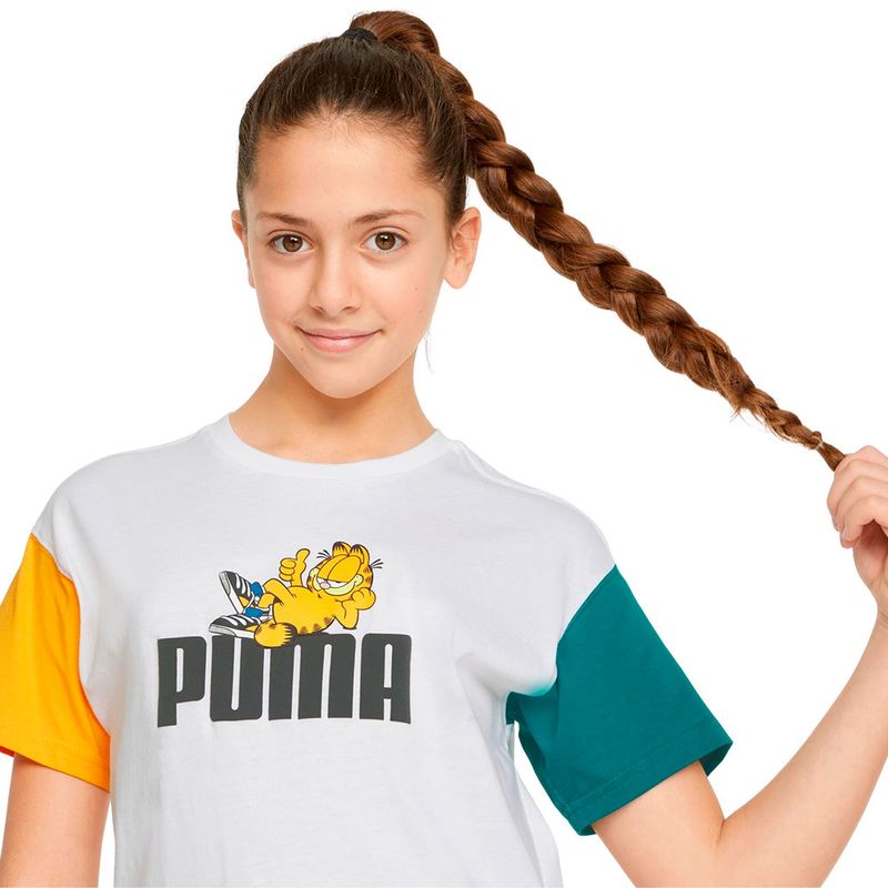 Camiseta-Puma-x-Garfield-Color-Block-Infantil