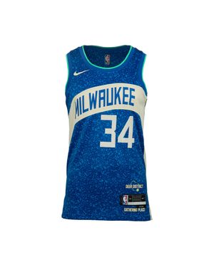 Regata Nike Jersey City Edition Milwaukee Bucks Masculina