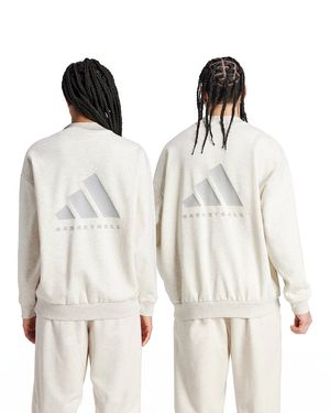 Blusão adidas Fleece Crew Unissex