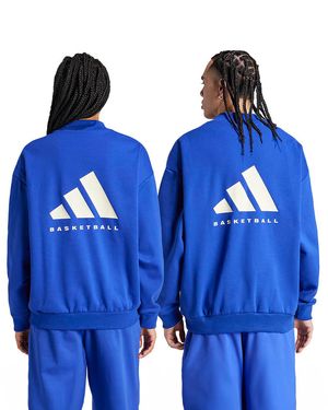 Blusão adidas Fleece Crew Unissex