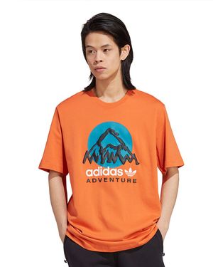 Camiseta adidas Adventure Mountain Front Masculina