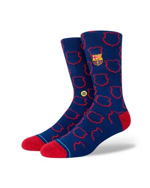 Meia Stance Fcb Crest Unissex