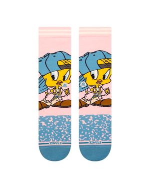 Meia Stance Tweety Crew Unissex