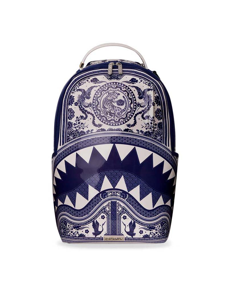 Mochila-Sprayground-Fine-China-Shark-Dlxs-Unissex
