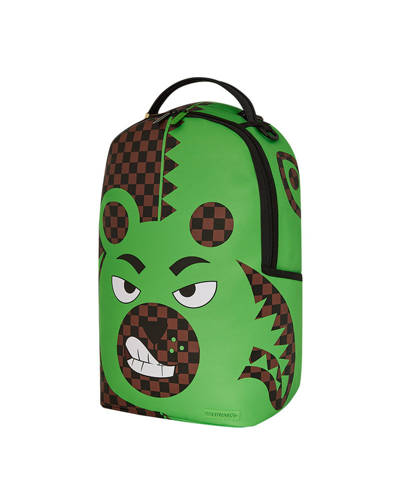 Mochila-Sprayground-Green-Money-Bear-Dlxsv-Unissex