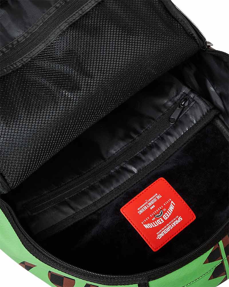 Mochila-Sprayground-Green-Money-Bear-Dlxsv-Unissex