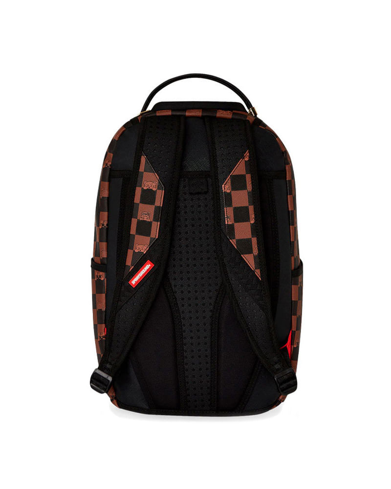 Mochila-Sprayground-Peeking-Character-Check-Dlxr-Unissex