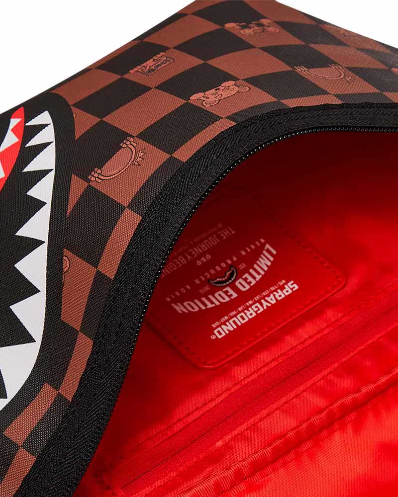 Bolsa-Sprayground-Peeking-Character-Check-Savvy-Crossbody-Unissex
