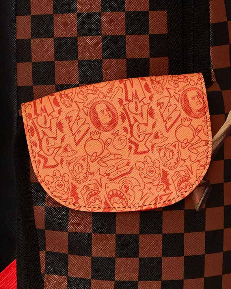 Mochila-Sprayground-France-Napoleon-Checkers-Dlxsv-Unissex