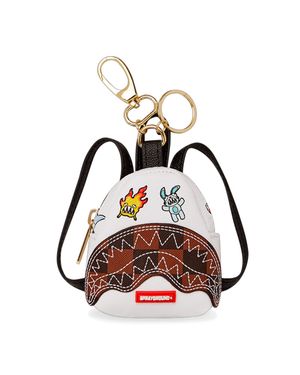 Mochila Sprayground Paris Patch Check Keychain Unissex