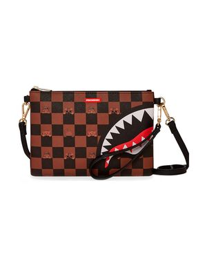 Bolsa Sprayground Peeking Character Check Pouchette Unissex