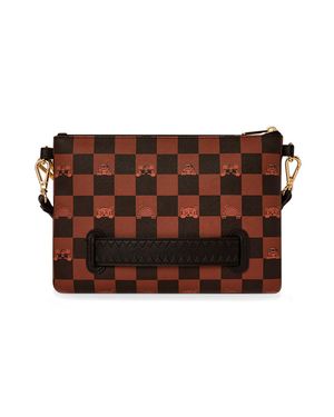 Bolsa Sprayground Peeking Character Check Pouchette Unissex