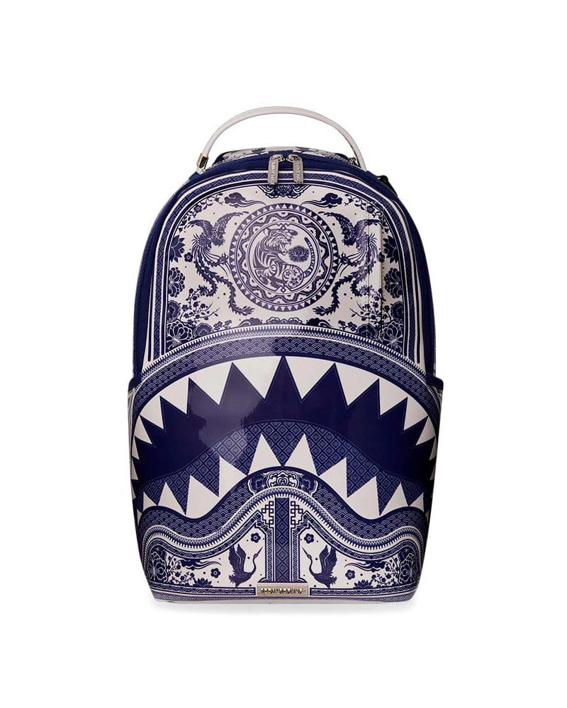 Mochila-Sprayground-Fine-China-Shark-Dlxs-Unissex