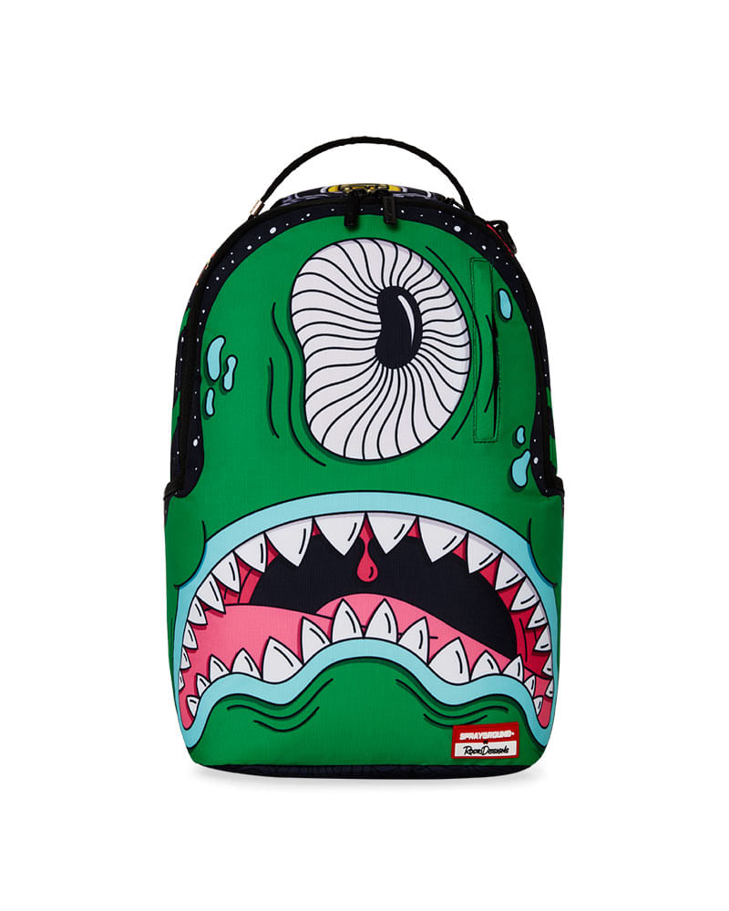 Mochila-Sprayground-Jorge-Rodriguez-Green-Alien-Dlxsv-Unissex