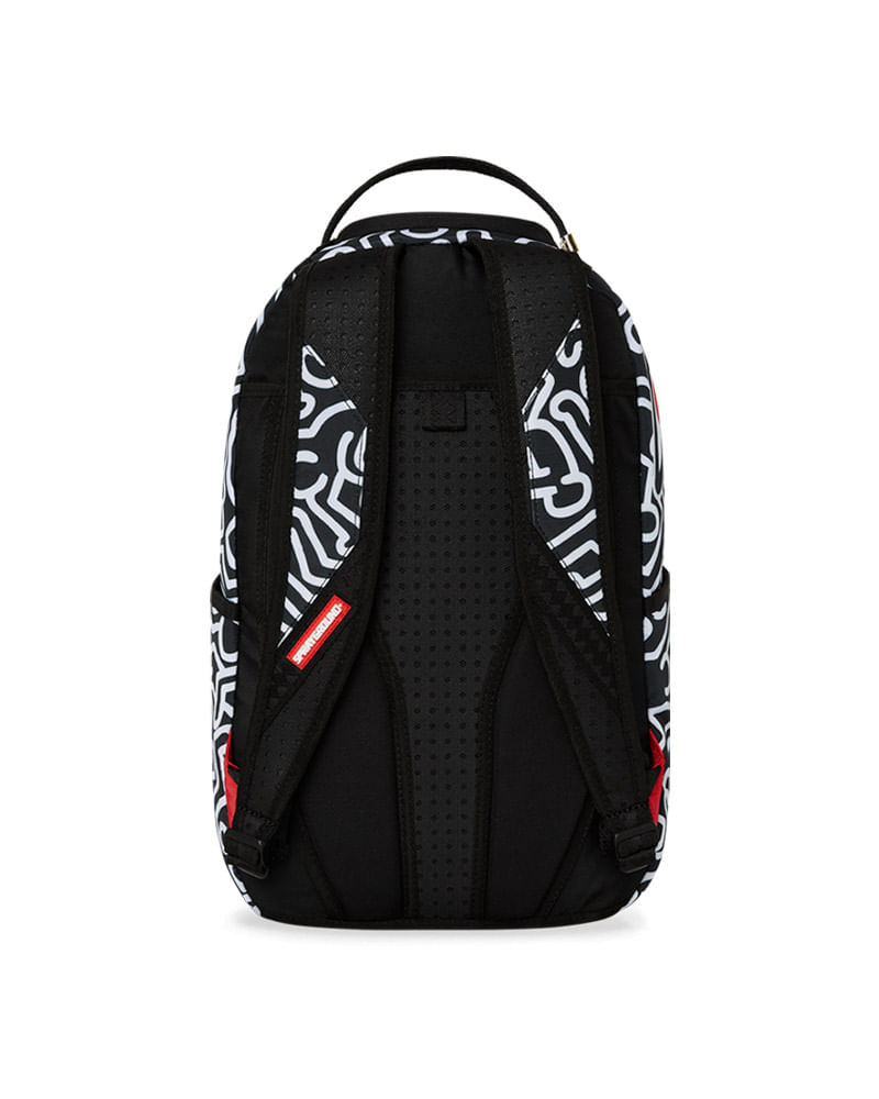 Mochila-Sprayground-Keith-Harring-Skater-Shark-Dlxsr-Unissex