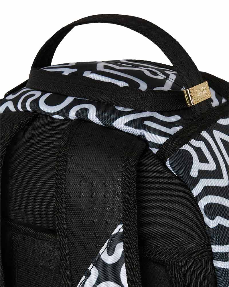 Mochila-Sprayground-Keith-Harring-Skater-Shark-Dlxsr-Unissex