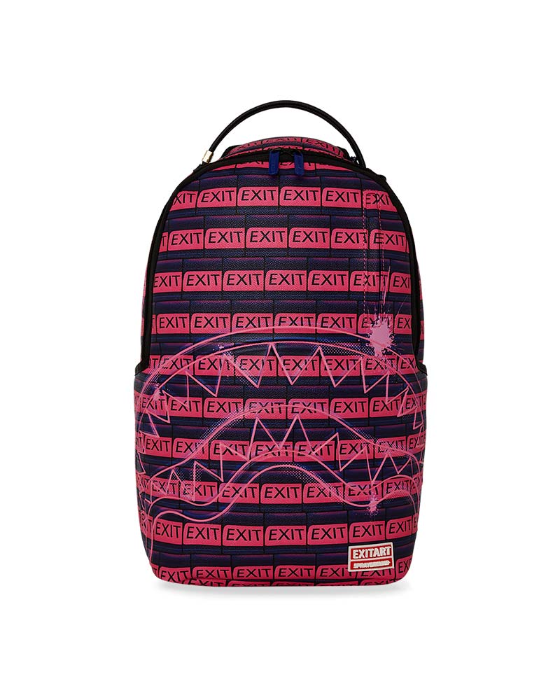 Mochila-Sprayground-Exit-Pink-Stripe-Unissex