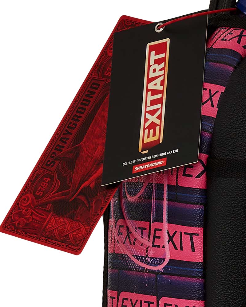 Mochila-Sprayground-Exit-Pink-Stripe-Unissex