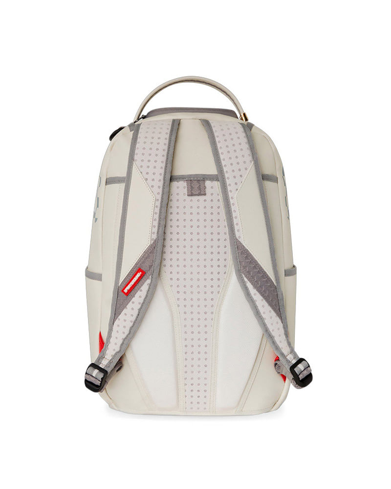 Mochila-Sprayground-Cream-Check-Shark-Central-Dlxsv-Unissex