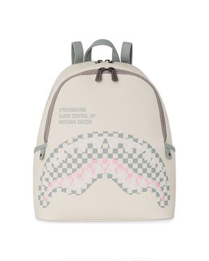 Bolsa Sprayground Cream Check Shark Central Savage Unissex