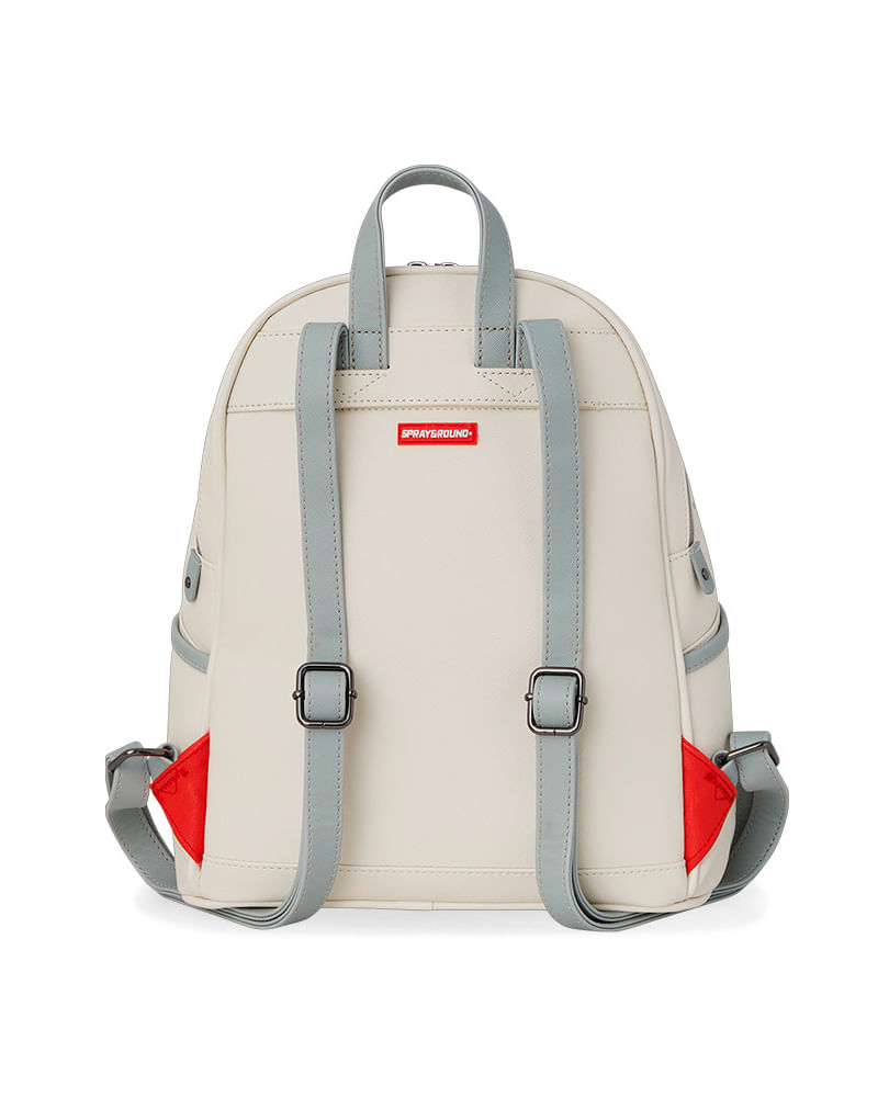 Bolsa Sprayground Cream Check Shark Central Savage Unissex
