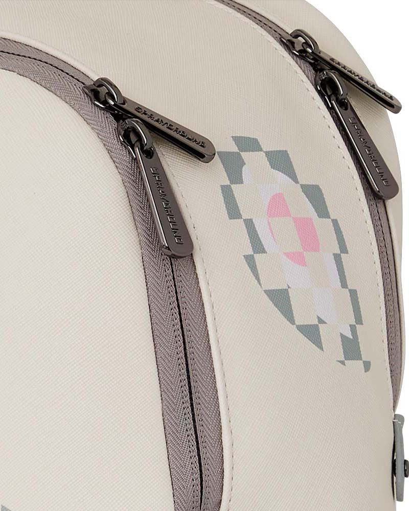Bolsa Sprayground Cream Check Shark Central Savage Unissex