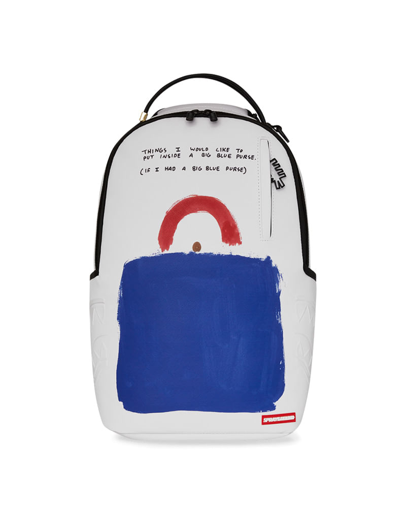 Mochila-Sprayground-Keith-Harring-Big-Blue-Purse-Art-Unissex