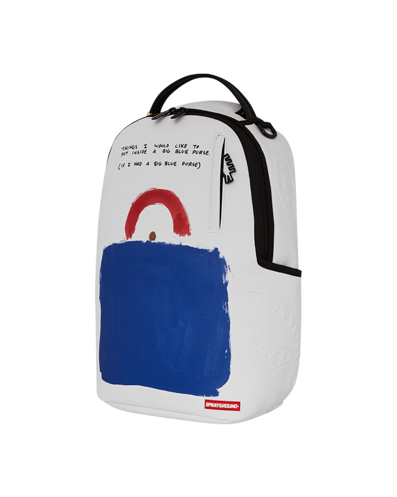 Mochila-Sprayground-Keith-Harring-Big-Blue-Purse-Art-Unissex