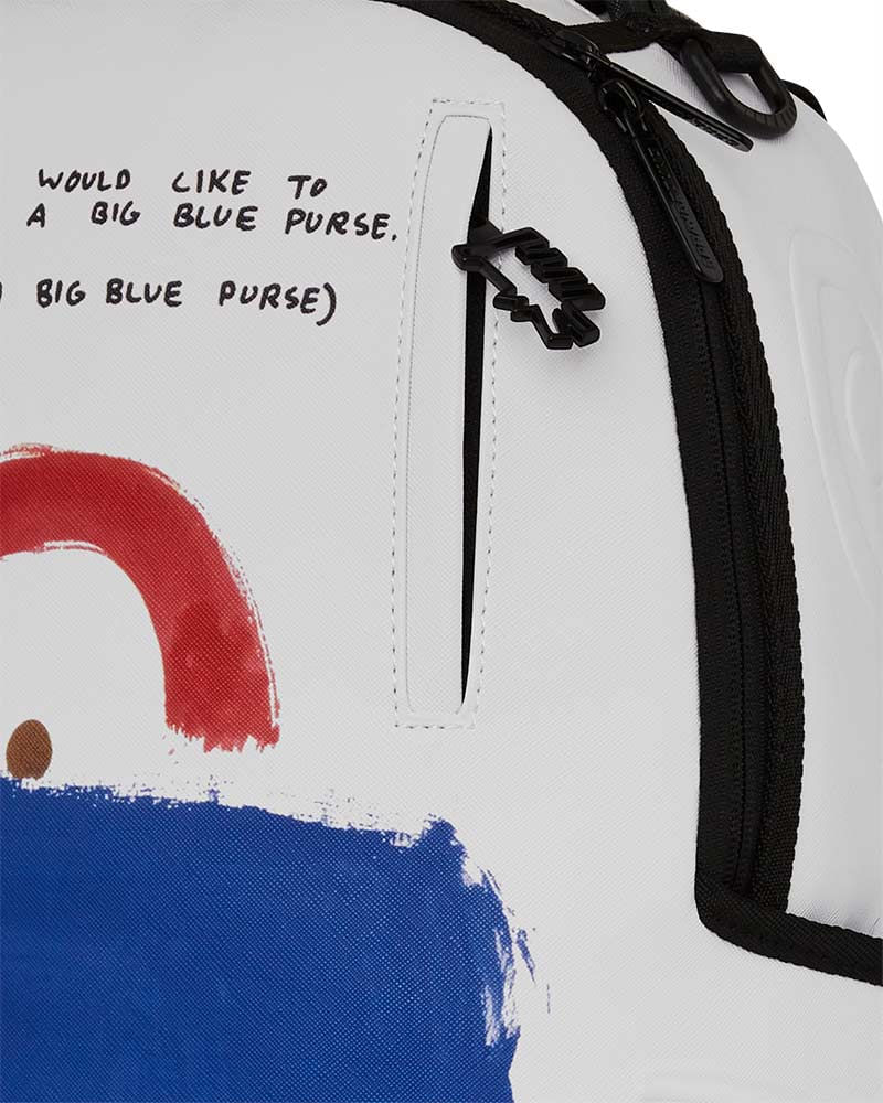 Mochila-Sprayground-Keith-Harring-Big-Blue-Purse-Art-Unissex
