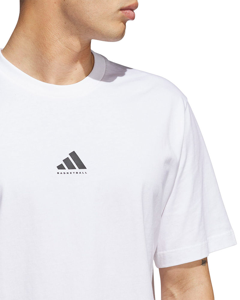 Camiseta adidas Basketball Estampada Masculina | Camiseta e
