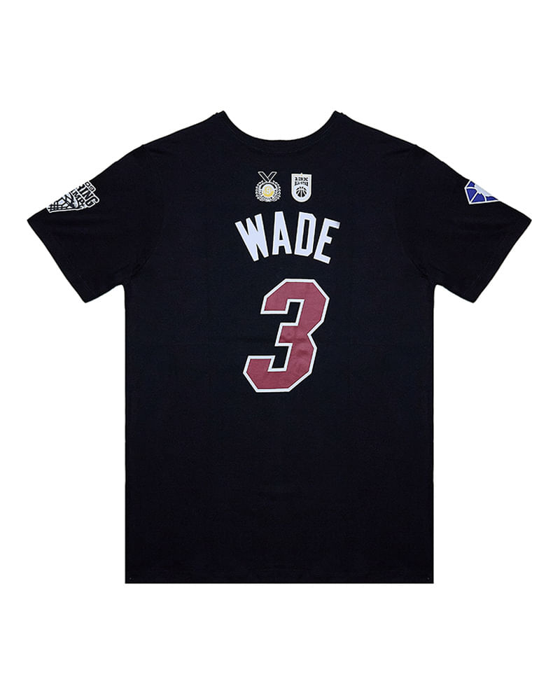 Camiseta Mitchell & Ness Wade Miami Heat Masculina| Camiseta é na