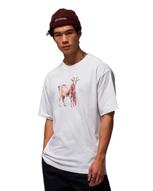 Camiseta Jordan NC Goat Ss Crew Masculina