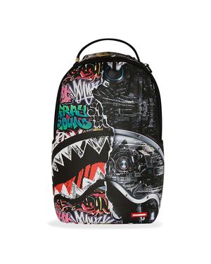 Mochila Sprayground Split Cybershark Unissex