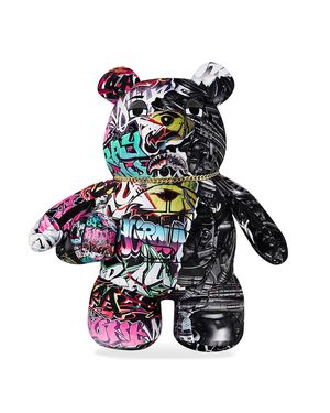 Mochila Sprayground Split CyberShark M Teddy Bear Unissex