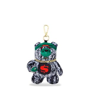 Chaveiro Sprayground Night Mystery Bear Bag Clip Unissex